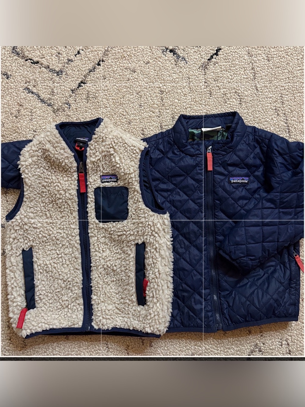 Patagonia Kids Jacket and retro Vest (4T) EUC